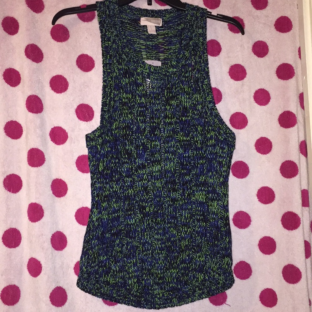 Forever21 Sweater Vest/SLV Royal/Mint